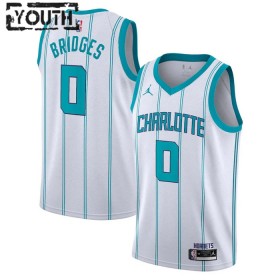 Dječji NBA Dres Charlotte Hornets Miles Bridges 0 Jordan 2022-23 Association Edition Bijela Swingman